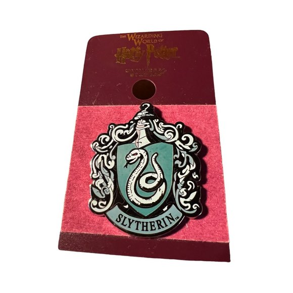 Harry Potter Slytherin Crest Pin Coffee Cup Mug Gift Bundle - Picture 3 of 6